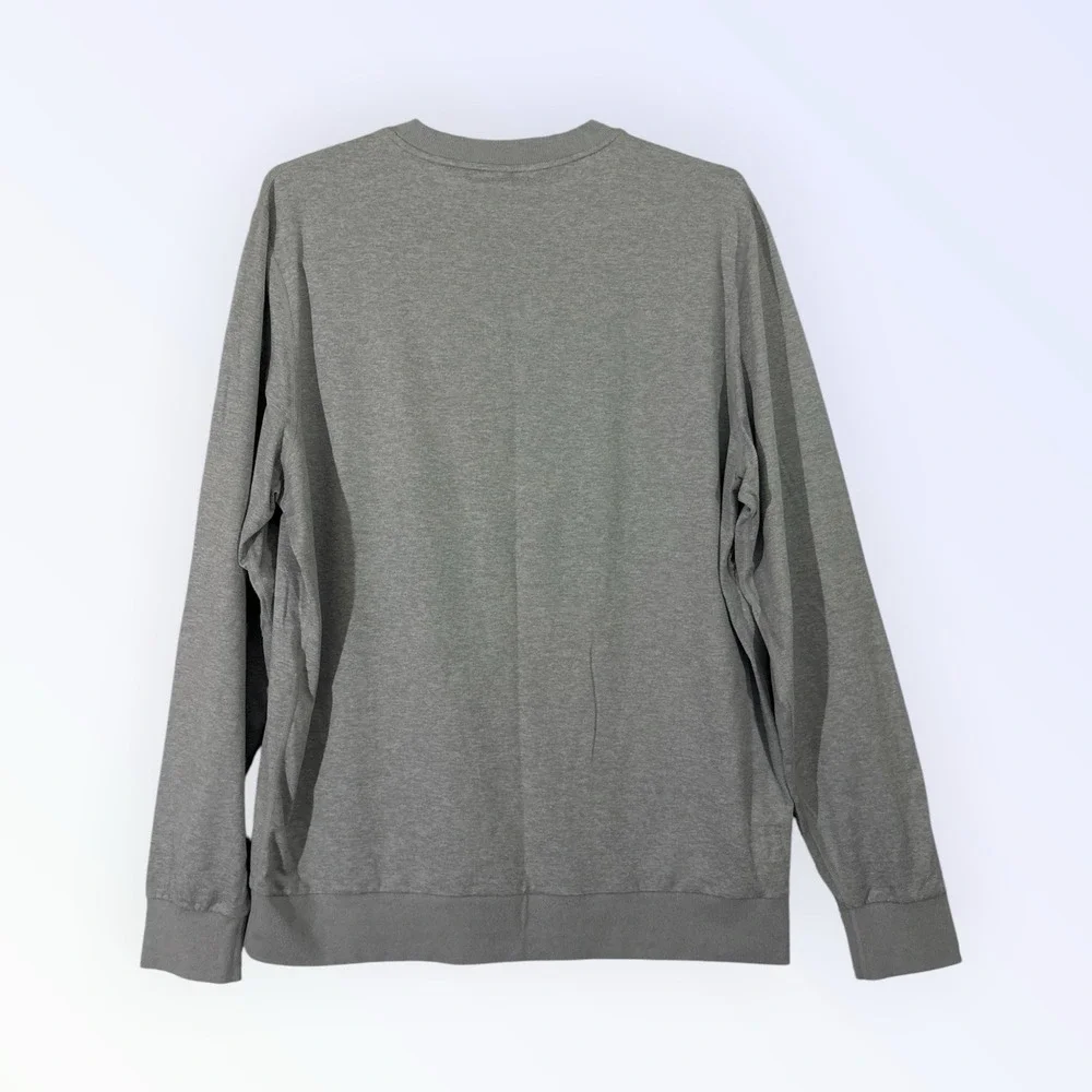 Vuori Ponto Performance Crew Heather Gray Long Sleeve Pullover Mens Size XL
